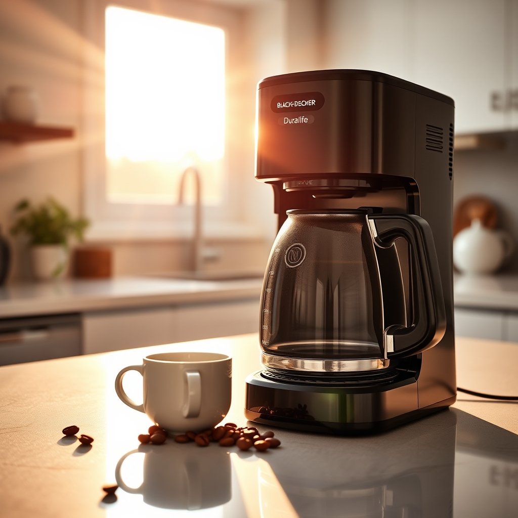 1 BLACK+DECKER 12-Cup Drip Coffee Maker with Vortex Brewing product view